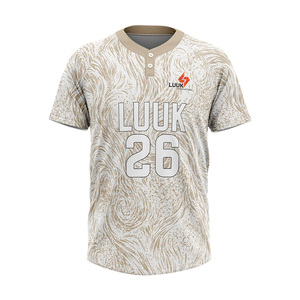 Camisetas de Béisbol Personalizadas con Cuello en V, Manga Corta, Absorción de Humedad, 100% Poliéster, Nombre y Número del Jugador Personalizados - Product Image 4