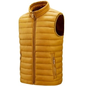 Low Price High Quality Customized Sleeves Less Color Puffer Jacket For Men <b>Top</b> Selling Street Wear Men Puffer Jacket - Product Image 2