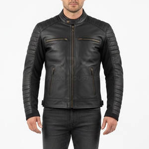 Chaqueta de Motociclista de Cuero para Hombre, la Más Vendida, Hecha a Medida, Chaqueta de Cuero para Motociclista 2026, Chaquetas de Diseño Personalizado de Alta Calidad - Product Image 3
