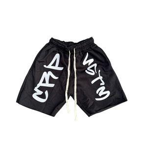 Pantalones Cortos Bermuda de Gimnasio para Hombre, 100% Algodón de Alta Calidad, Estampado Puff Sólido, Secado Rápido, Transpirables, Antiarrugas, Estilo Urbano, OEM, Verano - Product Image 1