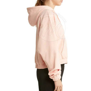 เสื้อฮู้ดครอปท็อปผ้าฝ้ายระบายอากาศดีสำหรับขายออนไลน์ เสื้อฮู้ดครอปท็อปสไตล์สตรีทแวร์ - Product Image 3