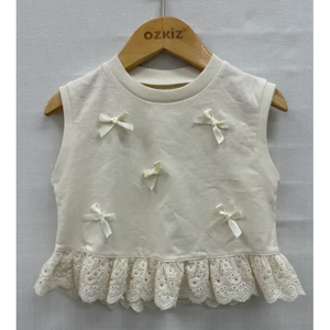 Camiseta OZKIZ Premium 100% Algodón para Niñas de 2 a 6 Años, Transpirable y Casual para Verano - Moda Infantil al por Mayor - Product Image 1