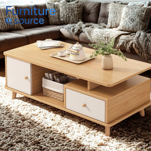 โต๊ะคาเฟ่ไม้เอ็มดีเอฟทันสมัยพร้อมเฟอร์นิเจอร์ที่ทันสมัยสำหรับโรงงานร้านกาแฟที่นั่งในเวียดนาม - Product Image 1