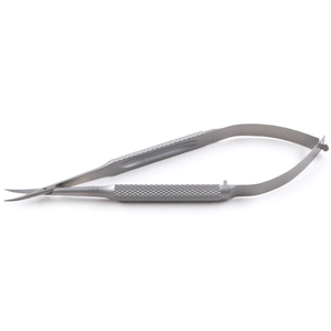 Juego de Instrumentos de Acero Inoxidable Oftálmico para Cirugía Ocular de Precisión: Tijeras Curvas Castroviejo para Córnea - Product Image 1