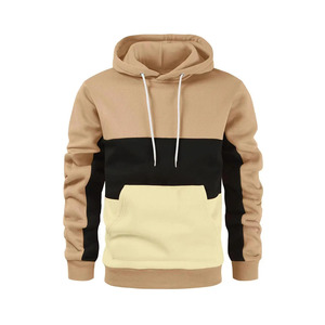 Sweat à capuche pour homme en polyester/coton, coupe ajustée, anti-rétrécissement, de haute qualité, en tissu éponge français, effet délavé, respirant, séchage rapide, avec logo personnalisé - Product Image 3