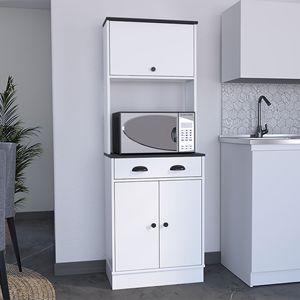 Despensa de cocina Tampa con cajón y 2 gabinetes para organizar su espacio - Product Image 1