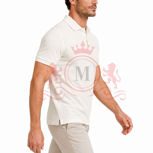 Best Selling White Polo Shirt <b>Classic</b> Comfort Lightweight Breathable Fabric Short Sleeve Smart Casual Everyday Clothing - Product Image 4