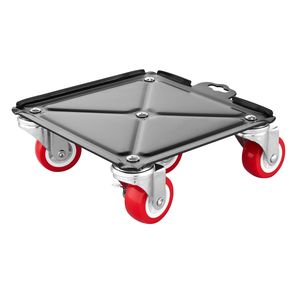 Carrello per Mobili Resistente con Pannello in Acciaio al Carbonio, 5 Ruote Girevoli a 360 Gradi, Carico Massimo 1575 kg, Trasportatore di Mobili - Product Image 6