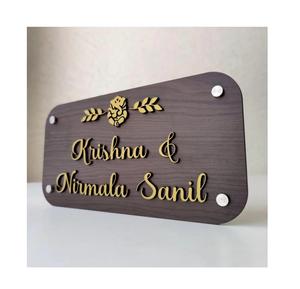 DecorArtisans - Colección de Placas de Identificación Personalizadas de Primera Calidad con Acabado Acrílico y Vinílico para Entrada de Casa, Apartamento, Villa | - Product Image 2