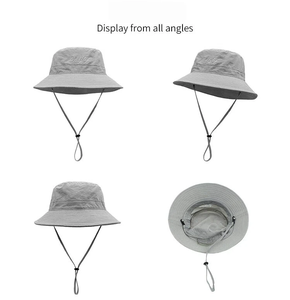 Sombrero de Pescador de Lona con Peluche Sintético Rosa, Color Sólido, Casual, Cálido para Invierno, Unisex, para Adultos - Product Image 4