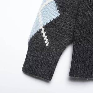 Suéter de cuello alto para mujer, tejido a medida, manga larga, jersey de invierno, informal, a la moda, proveedor mayorista de marca privada - Product Image 3