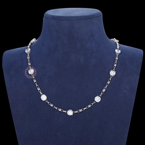 Iced Round <b>Chain</b> Necklace Fine Jewelry Pendants & Charms S925 Silver VVS Moissanite Hip Hop <b>Rapper</b> Jewelry - Product Image 1