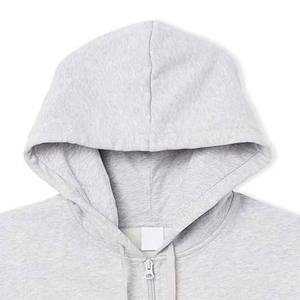 Sudadera con Capucha Completa para Mujer, a la Moda, 100% Algodón, Forro Polar, Color Sólido, Corte Regular, Transpirable, Ropa Casual de Otoño - Product Image 4