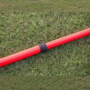 Poste de Entrenamiento de Fútbol Rojo, Obstáculo de Agilidad, Poste de Slalom con Resorte, Ejercicios de Velocidad, Equipo de Entrenamiento para Práctica en Campo - Product Image 4