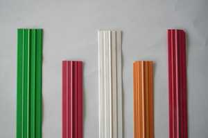 Custom <b>PVC</b> Taj Patti Plastic Furniture <b>Ceilings</b> Strip Extruded Moulding Decorative Linear Profile Panel Edge Trim Border Factory - Product Image 4