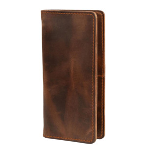 100% Genuine Leather Men's <b>Wallet</b> Fold Closure Long Design Eco-Friendly Professional High Quality Classic Style - Product Image 3