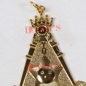 Factory Made Craft Past Masters <b>Collar</b> Jewel Masonic Regalia Jewel Freemasons Jewel for Uniform - Product Image 3