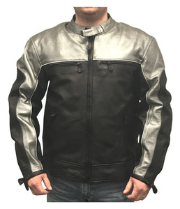 Vintage Cruiser Off-road Racing Motorcycle <b>Jacket</b> Summer Long Sleeved Leather Classic Heavy Duty Moisture-wicking - Product Image 5