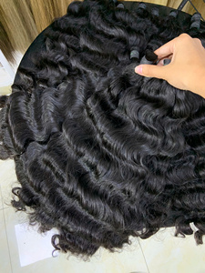 Cabello Humano Vietnamita Virgen de Alta Calidad, Extensiones de Cabello al Por Mayor, Precio de Fábrica, Cutícula Alineada, 60 cm - Product Image 2