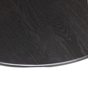 Mesa de Comedor Redonda Moderna con Tapa de Madera y Base de Metal, Diseño Minimalista para Uso Comercial - Product Image 3