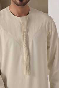 Jubbah Thobe Islámica de Estilo Turco para Hombre, de Secado Rápido, a la Moda, Nuevo Diseño 2026, Transpirable, 100% Algodón, Antiarrugas, en Venta - Product Image 3