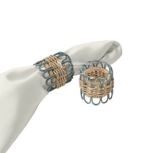 Servilletero de mimbre funcional y decorativo, decoración de mesa de ratán al por mayor de Vietnam - Product Image 3