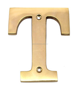 Đánh bóng kim loại nhà <span class=keywords><strong>Monogram</strong></span> H thư với vít gắn lỗ cho cửa tùy chỉnh dấu hiệu Hộp Thư và Home signage - Product Image 4