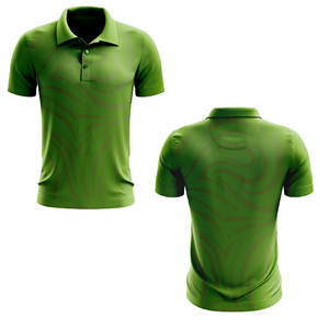 Chemise de golf pour hommes, unie, respirante, anti-rétrécissement, séchage rapide, personnalisable, imprimé artistique linéaire minimaliste, légère, vente en gros - Product Image 5