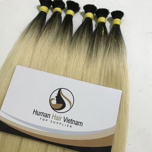 Extension de cheveux malaisiens naturels lisses, ombré, 100%, cuticules, filiforme, meilleurs ventes - Product Image 4
