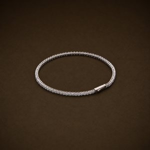 2.4 CTW Round Cut Lab Grown Diamond Tennis <b>Bracelet</b> | 14K Gold <b>Stacking</b> <b>Bracelet</b> | Gift - Product Image 4