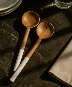 ชุด5ไม้เครื่องครัวสำหรับทำอาหาร Nonstick เครื่องครัว,5ชิ้นไม้พายไม้ชุดเครื่องมือห้องครัว - Product Image 5
