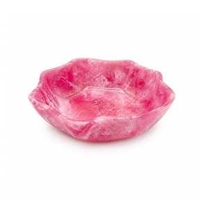 Bol en résine écologique poli à la main, design classique vert avec motifs sculptés, pour servir les aliments lors de mariages, bols décoratifs - Product Image 3