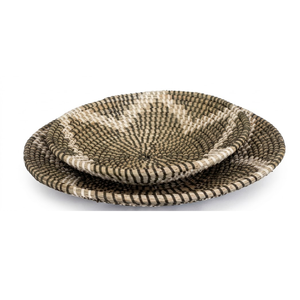 Elegant Woven Seagrass Tray All-Natural Storage Solution For Entryway <b>Keys</b> And Small Personal Accessories - Product Image 2