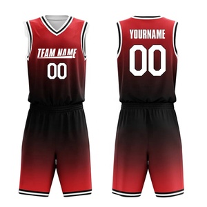 Ensemble d'uniformes de basketball personnalisés en gros, maillot et short d'équipe, tissu respirant, impression par sublimation, logo personnalisé, ensemble de vêtements de sport - Product Image 1