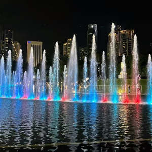 Fuente Musical con Luces LED para Exteriores, Fuente de Agua Flotante con Boquillas de Acero Inoxidable y Diseño Moderno - Product Image 5