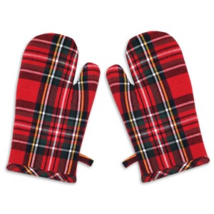 Yarn Dyed Fashionable 100% Cotton Oven Mitts for Christmas Kitchen Gloves for Oven and Microwave. - Product Image 6