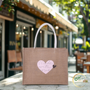 Sac de transport en jute durable avec impression personnalisée pour une utilisation promotionnelle - Product Image 2