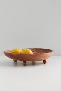 Bol à fruits décoratif en bois fait main pour les intérieurs modernes et rustiques - Product Image 2