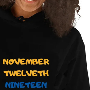 Sigma Gamma Rho January Hoodie <b>Black</b> Color Sorority Greek Letter Pullover Hooded <b>Sweatshirt</b> Custom Apparel Casual Fashion Street - Product Image 6