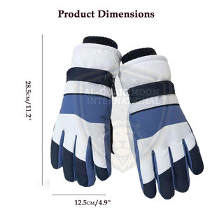 Gants de ski coupe-vent de haute qualité, gants de ski haute performance, gants de ski à marque privée pour les jeunes - Product Image 3