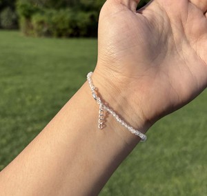 Pulsera de cuentas de labradorita natural al por mayor con plata de ley para hacer joyas DIY, pulsera de piedras preciosas hecha a mano - Regalo de moda para fiestas - Product Image 5
