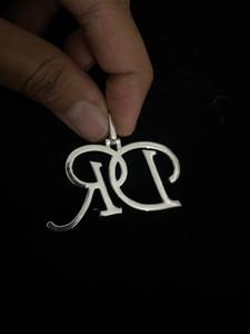 Luxury Moissanite Initial Letter Pendant Necklace Sparkling Iced Out Alphabet <b>Charm</b> <b>Silver</b> Hip Hop Jewelry Gift Unisex Style - Product Image 4