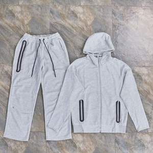 Conjunto Casual de Sudadera Personalizada con Capucha de Lavado Ácido para Tiendas Universitarias en EE. UU., Forro Polar Grueso, Suministro para Marcas Startup - Product Image 5