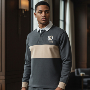 เสื้อรักบี้แบบซับลิเมชั่นดีไซน์ใหม่ พร้อมโลโก้ทีมตามสั่ง ชุดกีฬาทีม สร้างสปิริตทีม คุณภาพระดับมืออาชีพ ทนทาน สำหรับผู้ใหญ่และเยาวชน - Product Image 6