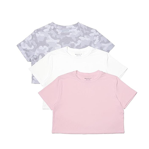 เสื้อครอปท็อปแฟชั่นยุโรปสำหรับผู้หญิง เสื้อยืดโอเวอร์ไซส์ลำลอง ผ้าฝ้าย เสื้อผ้าสตรีทแวร์ ขายส่ง ผู้ผลิต รับผลิตแบบ OEM - Product Image 1