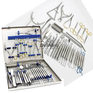 Kit de Cirugía Oral de 33 Piezas, Caja de Esterilización Manual Reutilizable, Bandeja para Instrumentos Quirúrgicos de Implantes Dentales de Acero Inoxidable - Product Image 3