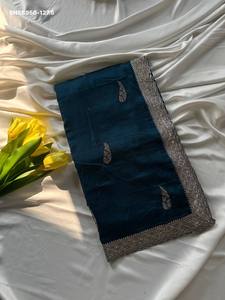 Dernière collection de saris indiens traditionnels en soie georgette avec broderies - Collection de saris Jarkan Work pour femmes, fabricant de mode - Product Image 4