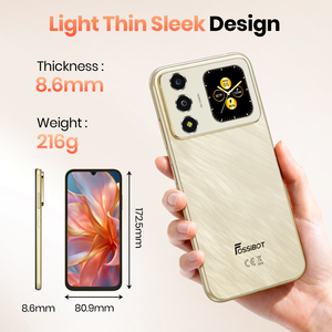 สมาร์ทโฟน Fossibot S7 Pro หน้าจอ 6.9 นิ้ว 120Hz ระบบปฏิบัติการ Android 16 ชิปเซ็ต UMS9230E T615 Octa-core แบตเตอรี่ 5000mAh กล้อง 16MP แรม 8GB ความจุ 256GB - Product Image 2