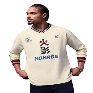 Camiseta de Hombre de Algodón Puro Lavado de Alta Calidad, Versión Retro Ancha con Mangas Caídas y Cuello Redondo, Top de Manga Corta - Product Image 3