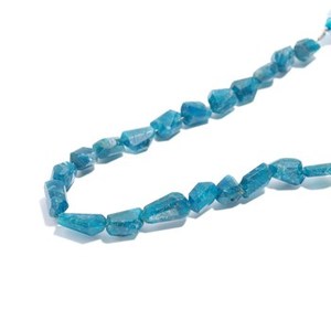 ลูกปัดน็อกเก็ตนีนีออน Apatite เหลี่ยมเพชรพลอยสำหรับทำเครื่องประดับอัญมณีแกะสลักแบบหลวม - Product Image 5